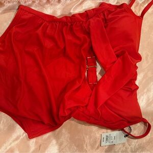 Shade & Shore Scarlet One Piece Swimsuit
